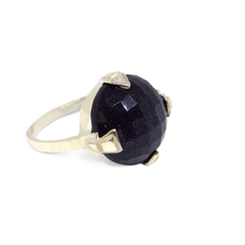 Load image into Gallery viewer, Fortune Ring Blue Sandstone  - Mind Power