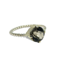 Load image into Gallery viewer, Smoky Quartz Stacker Ring